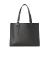 Loewe Buckle Horizontal Tote In Classic Calfskin In Black