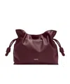 Loewe Flamenco Clutch In Nappa Calfskin In Red