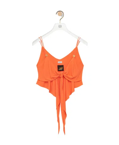 Loewe Logo Sling In Orange