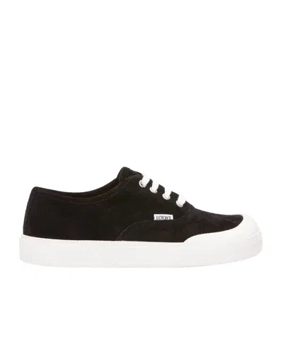 LOEWE TERRA VULCA LACE-UP SNEAKER IN SUEDE
