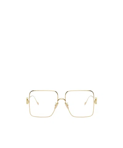Loewe Logo Square Flat Mirror In White