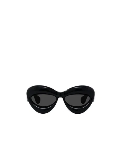 Loewe Logo Sunglasses In Black