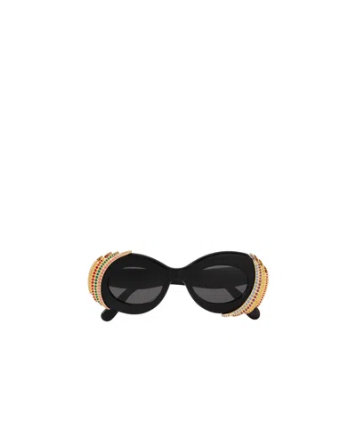 Loewe Logo Sunglasses In Black
