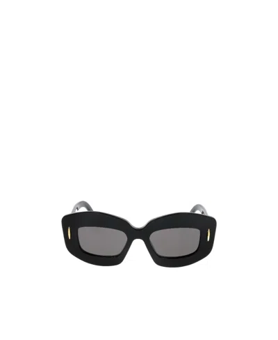 Loewe Logo Sunglasses In Black