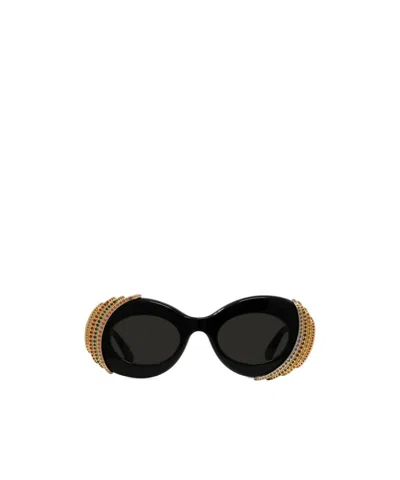 Loewe Logo Sunglasses In Black