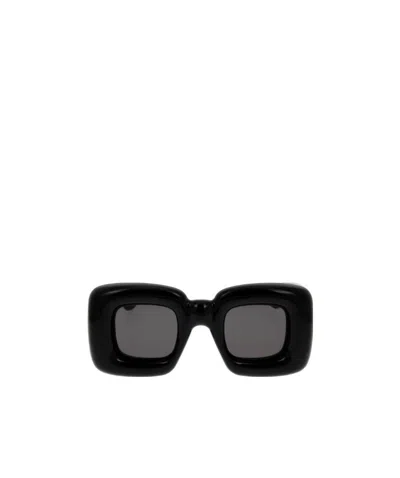 Loewe Logo Sunglasses In Black