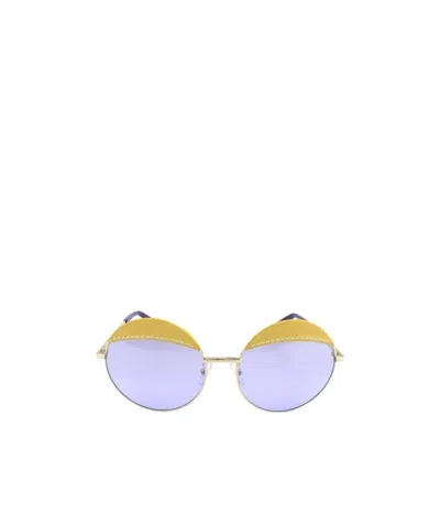 Loewe Logo Sunglasses In Blue
