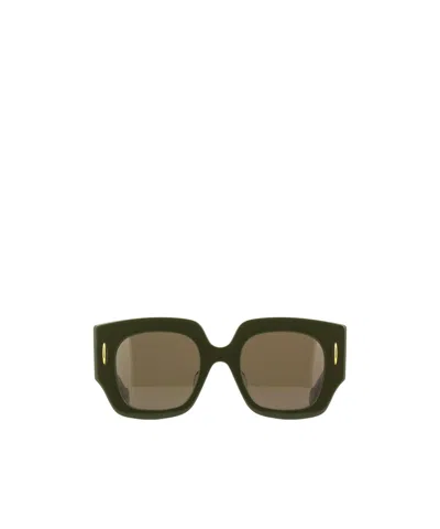 Loewe Square Frame Sunglasses In Black