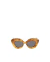 Loewe Retro Screen Havana Sunglasses In Brown
