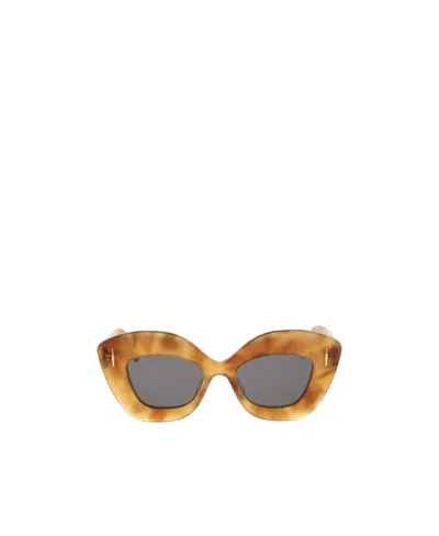 Loewe Logo Sunglasses In Brown