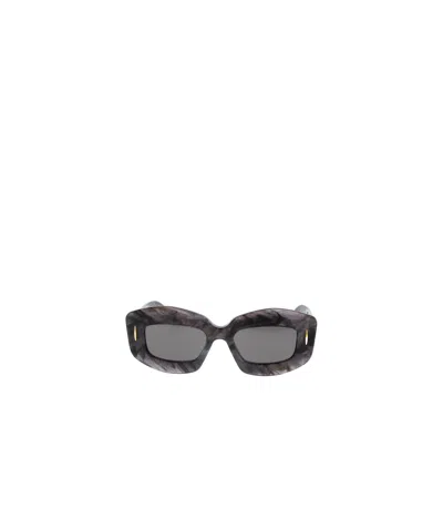 Loewe Logo Sunglasses In Gray
