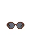 Loewe Curvy Cat-eye Sunglasses In Green