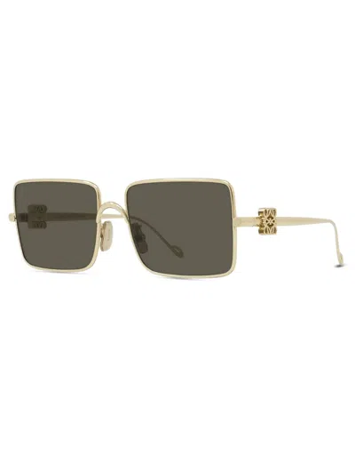 Loewe Logo Sunglasses In Brown