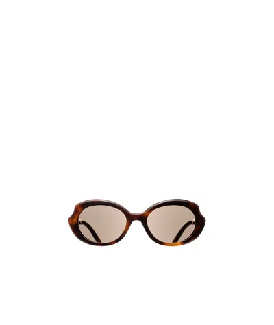 Loewe Logo Sunglasses In Nude