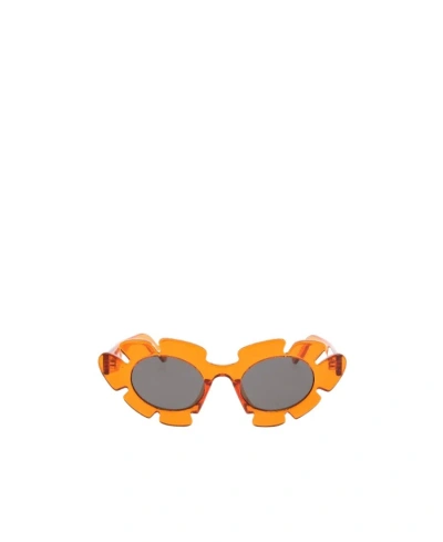 Loewe Logo Sunglasses In Orange