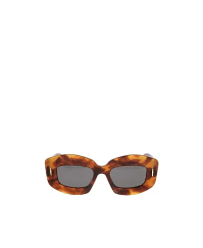 Loewe Logo Sunglasses In Red