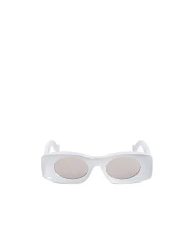 Loewe Logo Sunglasses In White