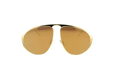 Loewe Logo Sunglasses In Yellow