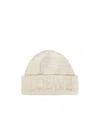 Loewe Beanie In Wool In White