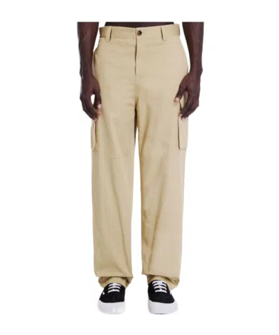 Loewe Logo Tooling Casual Pants In Nude
