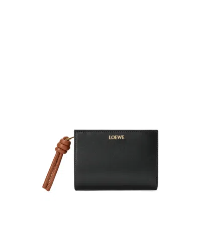 Loewe Logo Wallet In Brown