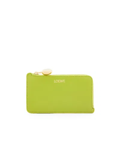 Loewe Logo Zipper Clip In Green