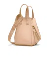 Loewe Hammock Small Leather Convertible Crossbody Bag In Nude