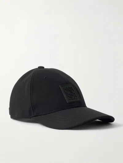 Loewe Anagram Logo-embroidered Baseball Cap In Blue