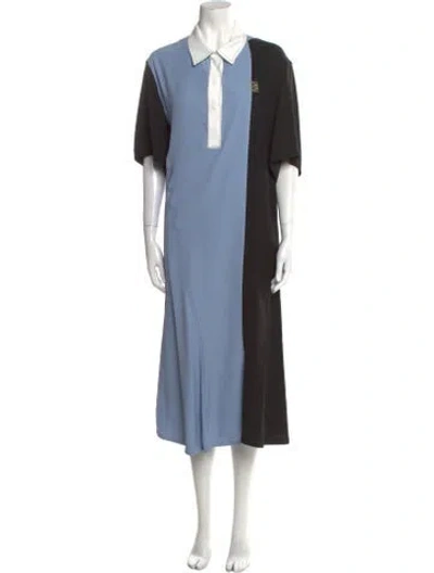 Pre-owned Loewe Long Dress In Blue