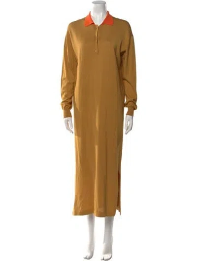 Pre-owned Loewe Long Dress In Brown