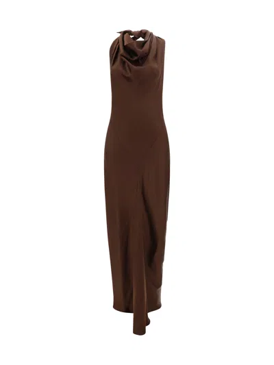 Loewe Long Dress In Multicolor
