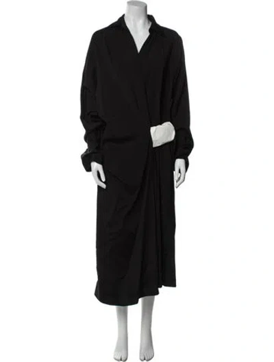 Pre-owned Loewe Long Dress W/ Tags In Black