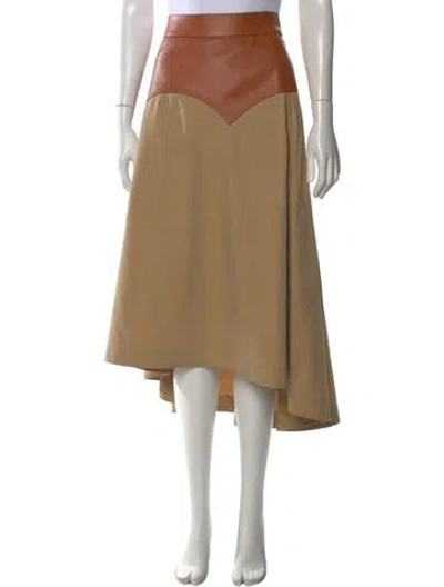 Pre-owned Loewe Long Skirt In Neutral