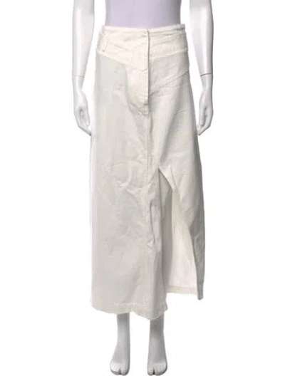 Pre-owned Loewe Long Skirt W/ Tags In Neutrals