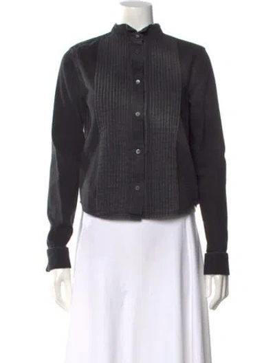 Pre-owned Loewe Long Sleeve Button-up Top W/ Tags In Gray
