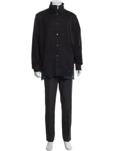 Pre-owned Loewe Long Sleeve Dress Shirt In Black