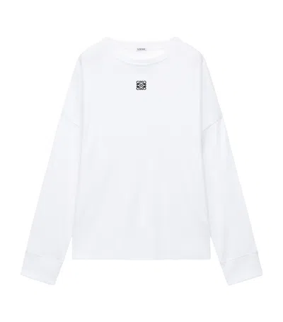 LOEWE LOEWE LONG-SLEEVE LOGO T-SHIRT