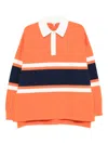 Loewe Embroidered Anagram Long-sleeved Polo T-shirt In Multi
