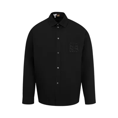 Pre-owned Loewe Long-sleeve Shirt 'black' | Men's Size 41
