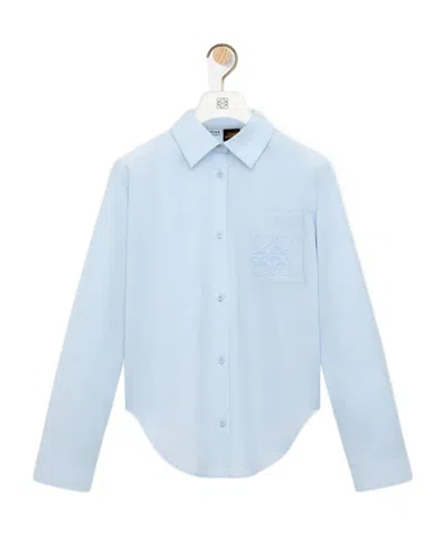 Loewe Long Sleeve Shirt In Blue