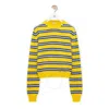 Loewe Long Sleeve Striped Pattern Sweater In Yellow/purple/blue