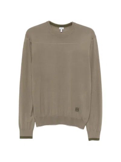 Loewe Long-sleeve T-shirt In Gray