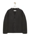 Loewe Long-sleeved Cardigan In Black