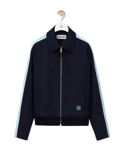 Loewe Long-sleeved Casual Jacket In Black