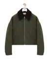 Loewe Long-sleeved Casual Jacket In Green