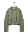 Loewe Long-sleeved Casual Jacket In Green
