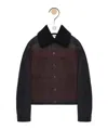 Loewe Dnim Jacket Jackets Black In Brown