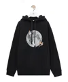 Loewe X Suna Fujita Rabbit Moon Hoodie In Black