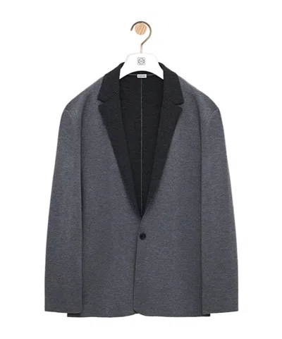 Loewe Long-sleeved Jacket In Gray