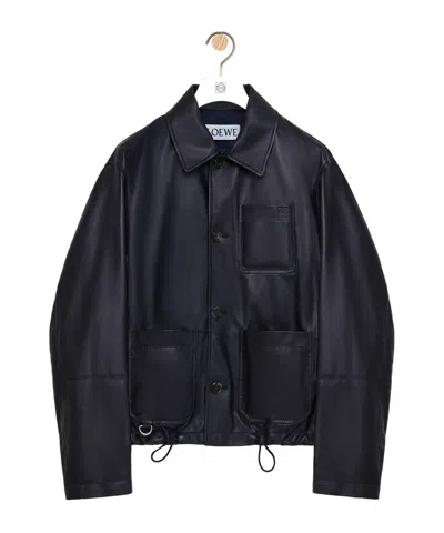 Loewe Long-sleeved Jacket In Black